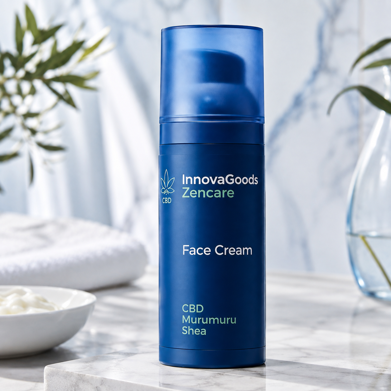 Rutina de cuidado facial en luz natural